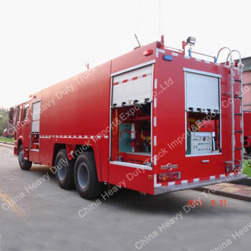 HOWO 6X4 16-20cbm Water Tank Fire Fighting Truck
