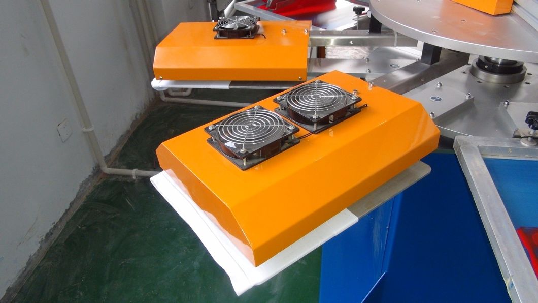 Round Shape Automatic Double Colour Screen Printer.