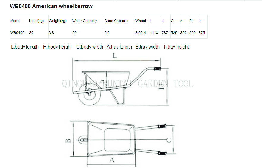 Manufacturers Selling/Portable Folding Garden Wheel Barrow