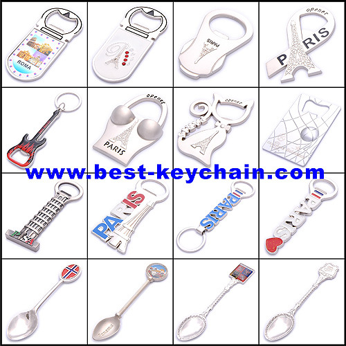 Souvenir Italia Metal Promotional Key Chain Gift Bottle Opener (BK11400)