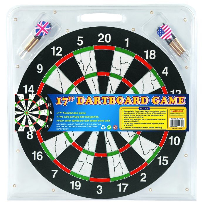 Portable High Quality Flocked Dartboard