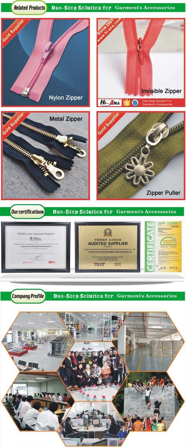 SGS Certification Custom Sale Zipper Slider