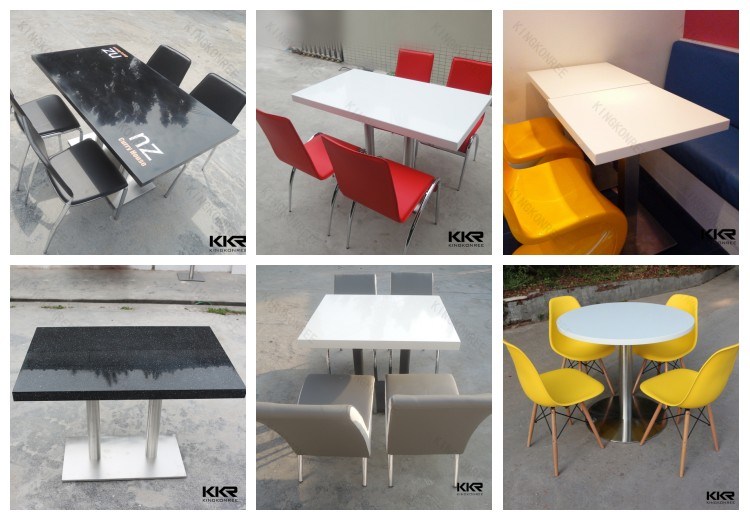 Cafeteria Fast Food Tables and Chairs Restaurant Table Tops