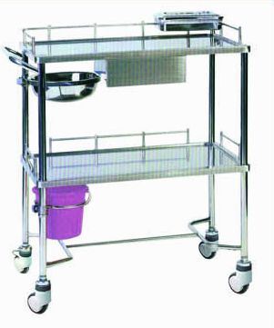 Stainless Steel Hospital Dressing Trolley (Q-8)