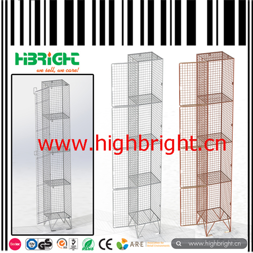 School Cold Rolled Steel Wire Mesh Storage Locker