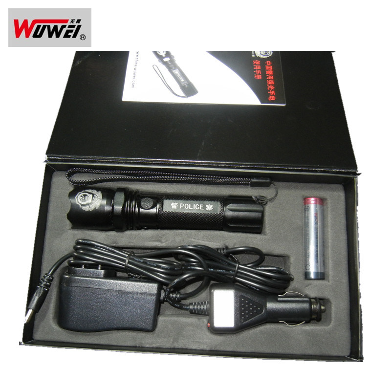 High Brightness LED Police Flashlight