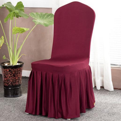 Wholesale Hotel Plain Spandex Chair Cover Contracted for Home Banquet