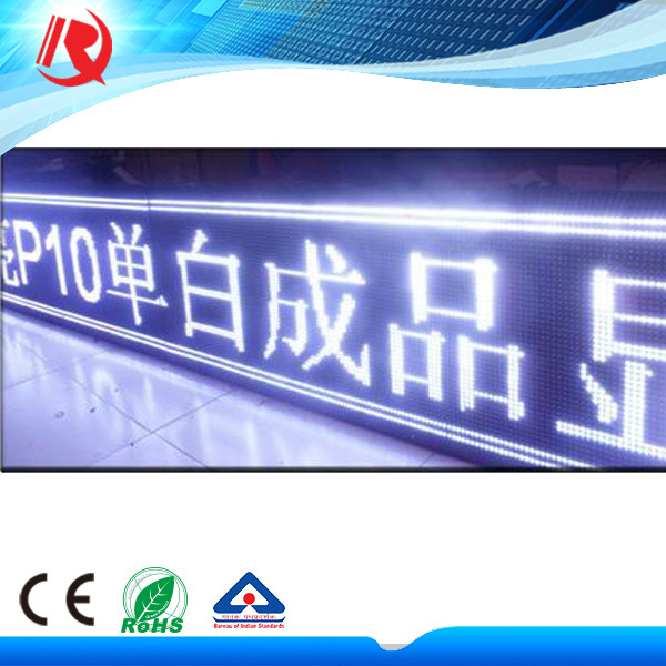 Hight Brightness SMD3528 P10 Single Color LED Moudle for Programable Sign