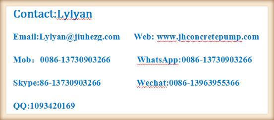 Annual Discount Mini Concrete Pump China Jiuhe Brand with Certification ISO and Ce