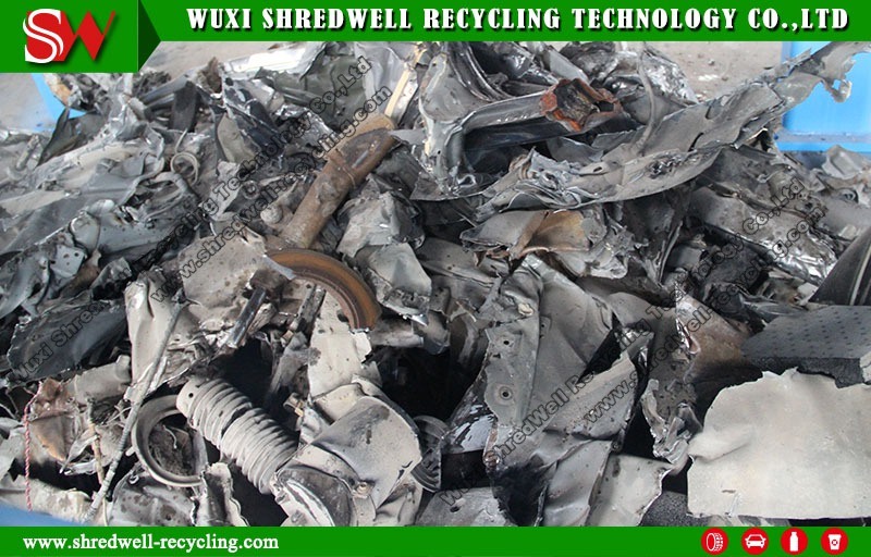 Two Shaft E-Waste/Tire/Wood/Metal/Cable/Paper Recycling Machine