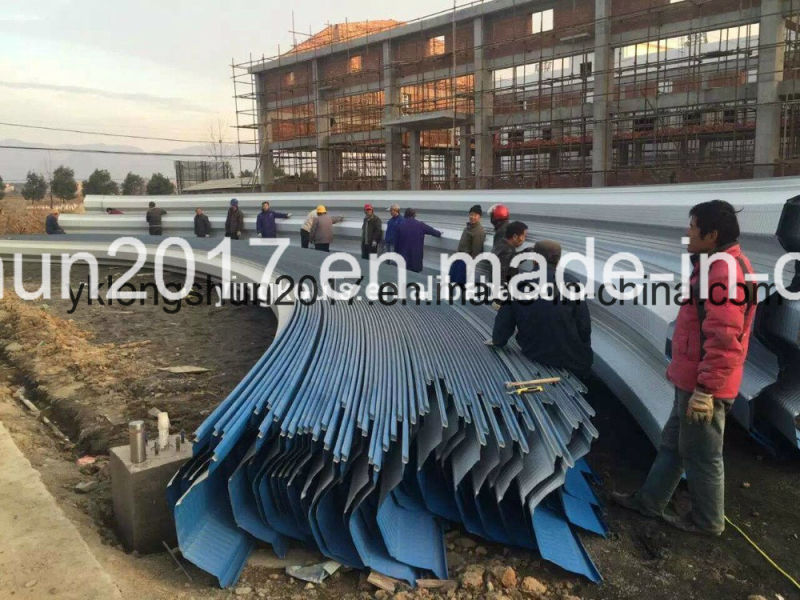 914-610 Automatic Galvanized Arch Roof Sheet Cold Roll Forming Machine