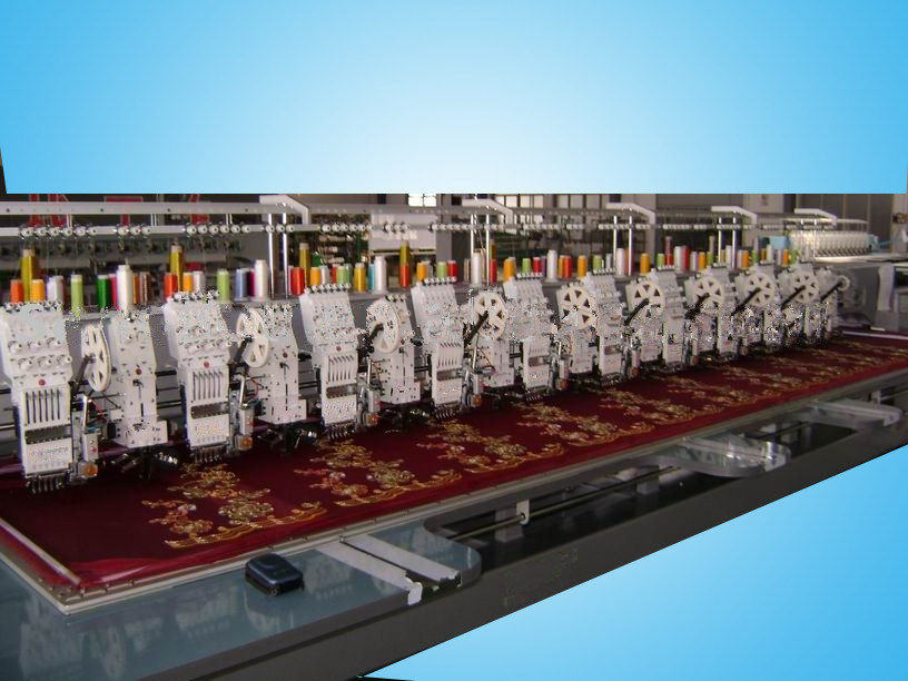 12 24 56 84 Heads Computerized Sheen Embroidery Machine Zhuji