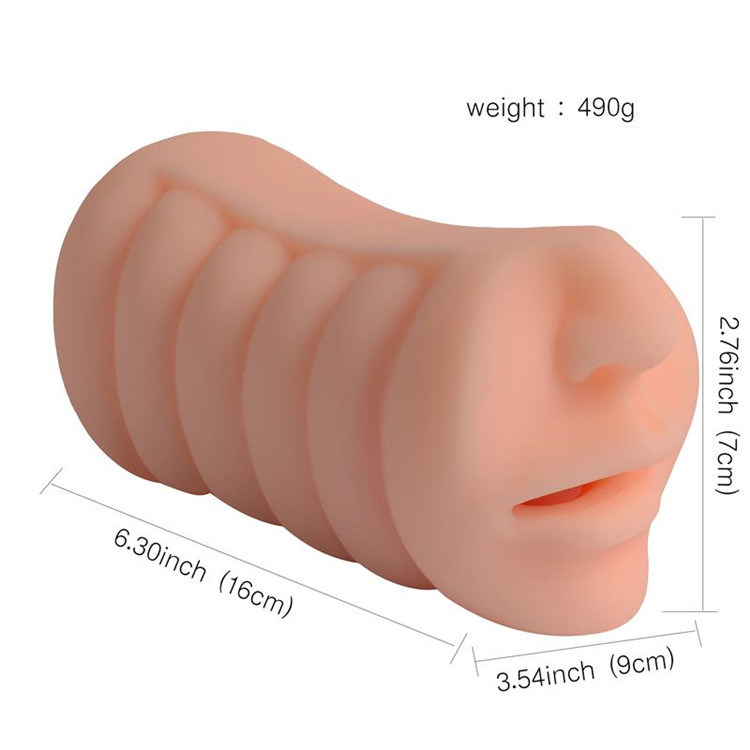Artificial Silicone Vagina Male Masturbator Pocket Pussy Oral Sex Toy