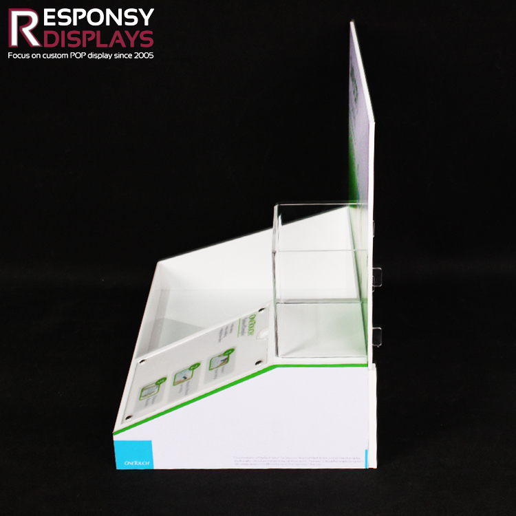 Custom Popular Wholesale Pop Medical Acrylic Counter Display with LED