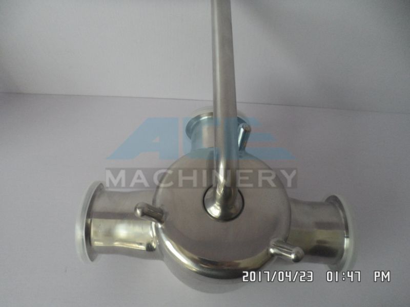 Sanitary Clamp 3 Way Plug Valve