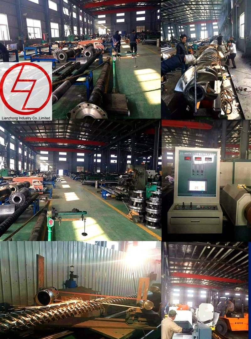 Pet Plastic Injection Blown Molding Machine Nitriding Barrel and Screw