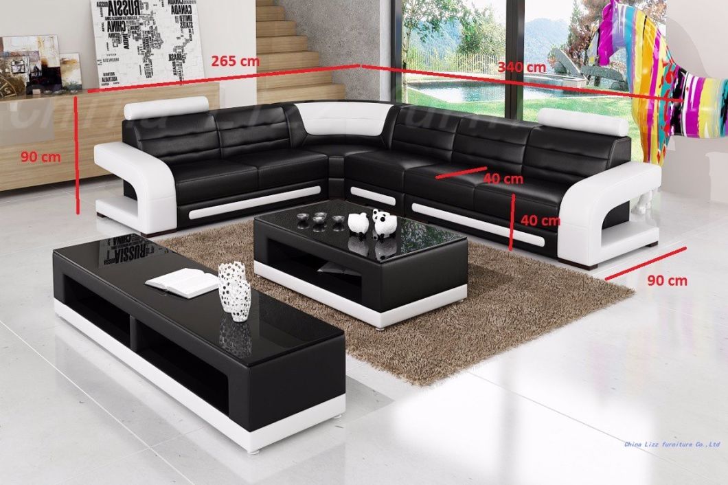 Modern Office Furniture Sectional Leather Sofa