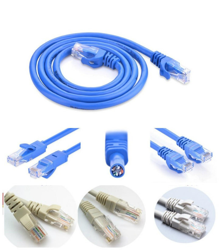 Cat5e Cable 24AWG UTP Network Patch Cable with 4pair Plug 8p8c