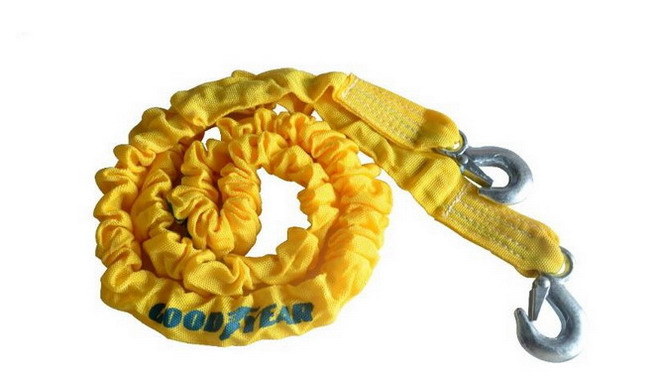 Auto Accessory Car Tow Strap Rope with Hooks Emergency Heavy Duty