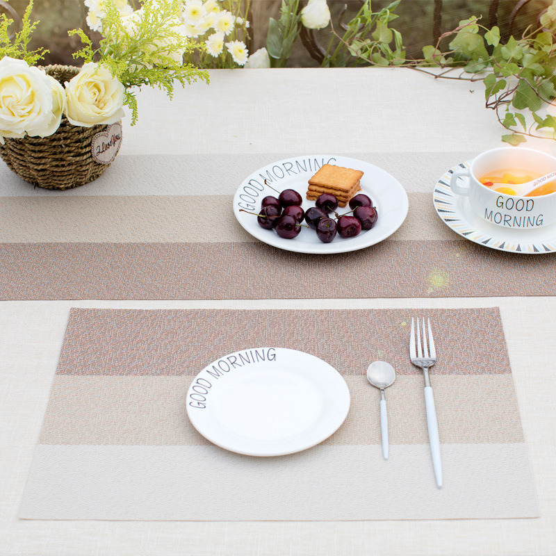 Environmentally Friendly Insulation PVC Rectangle Placemat