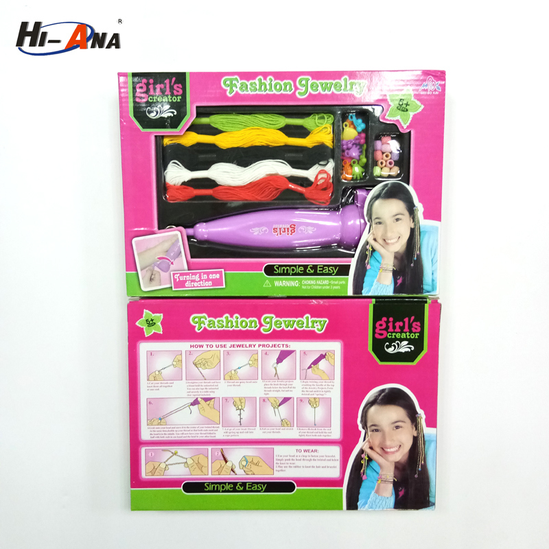 High quality girls' creator Plastic Knitting Looms Wool weaver tools