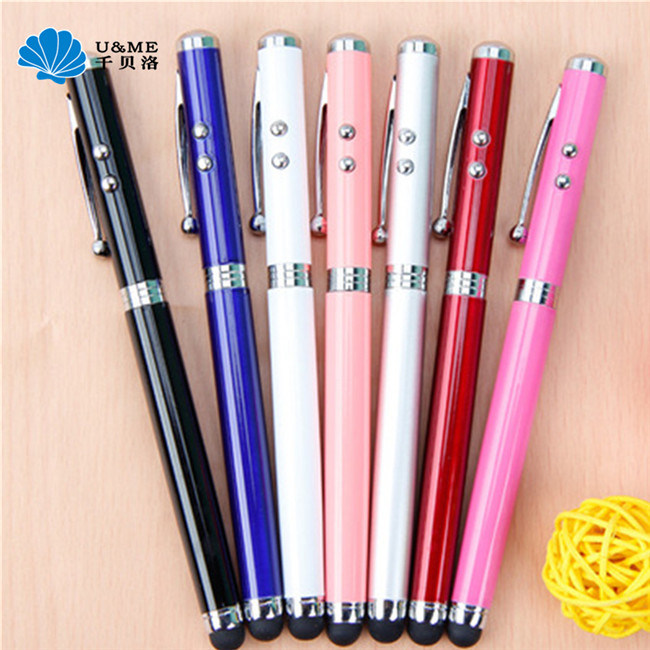 Multi Fuction 4 in 1 Torch Light Pen Ballpoint Pen