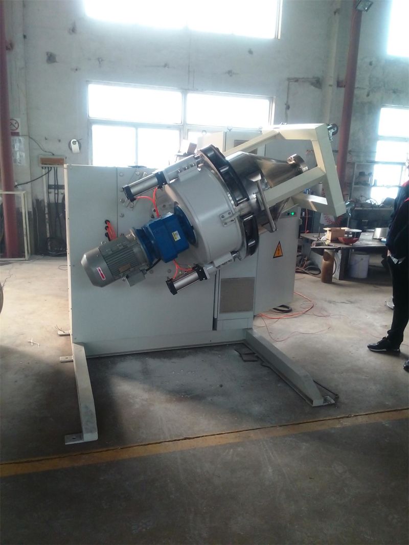 Small Batch Mixing Single Arm Container Mixer for Powder Coatings