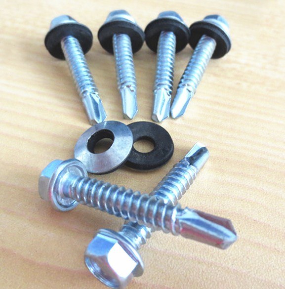 DIN 7405k Hexangular Head Self Drilling Screws with Washer Head