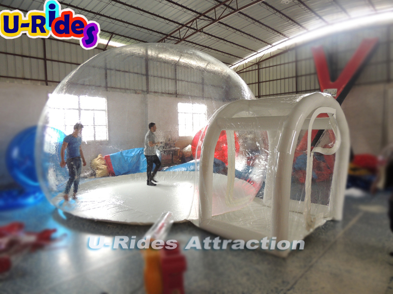 Hot waterproof inflatable tent air inflatable transparent bubble tent clear dome tent for camping