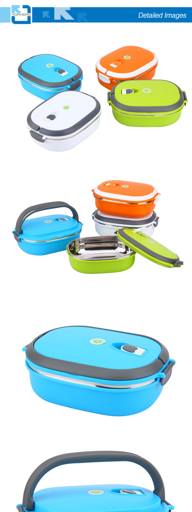 304 Stainless Steel Bento / Insulated Lunch Box with Lock