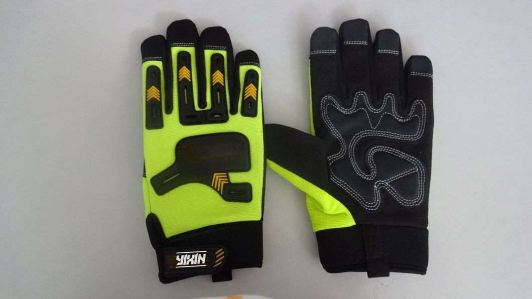 Work Glove-Heavy Duty Glove-Anti Vibraiton Glove-Industria Glove-Leather Glove-Labor Glove