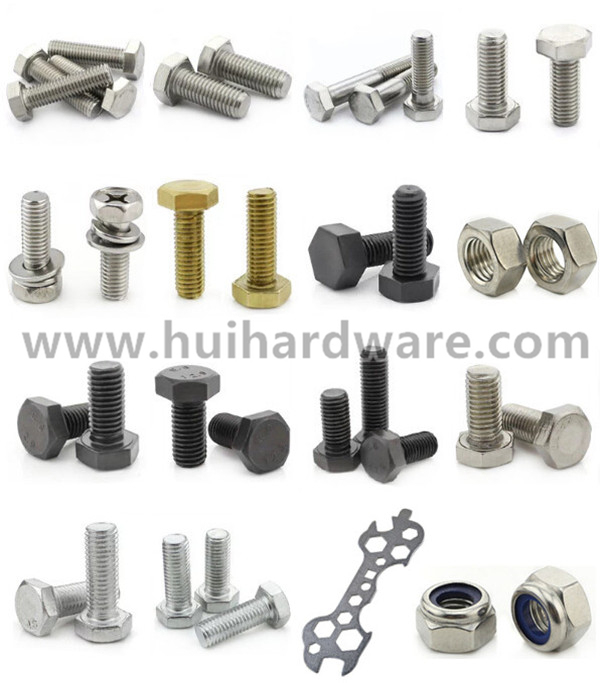 SUS 304 Half Threaded Hex Bolts DIN931