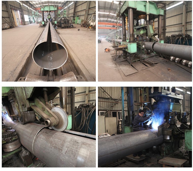 API ERW / LSAW Spiral Welded Steel Pipe From China Factory
