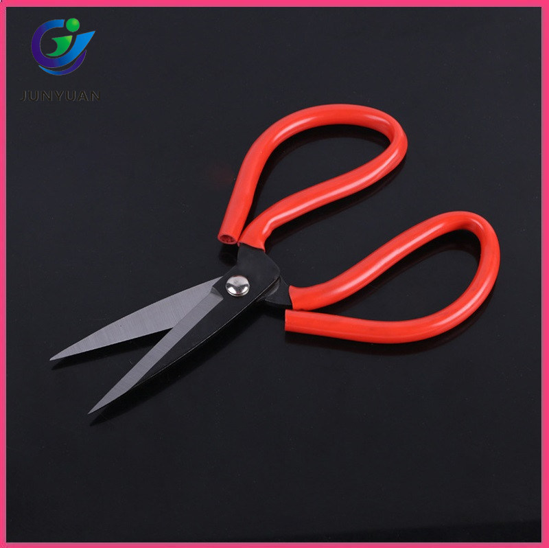 Family Use Stainless Steel Rivet Plastic Handle Household Scissors