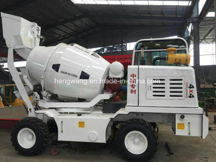 Mini Self Loading Mobile Hydraulic Diesel Concrete Mixer Truck