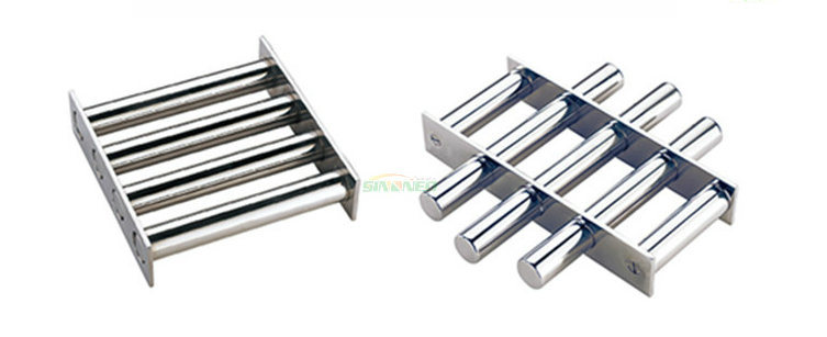 Inline Self-Cleaning Grate Magnet