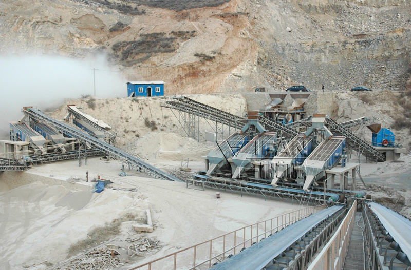 Mini Stone Crushing Complete Production Line / Rock Crushing Plant Factory