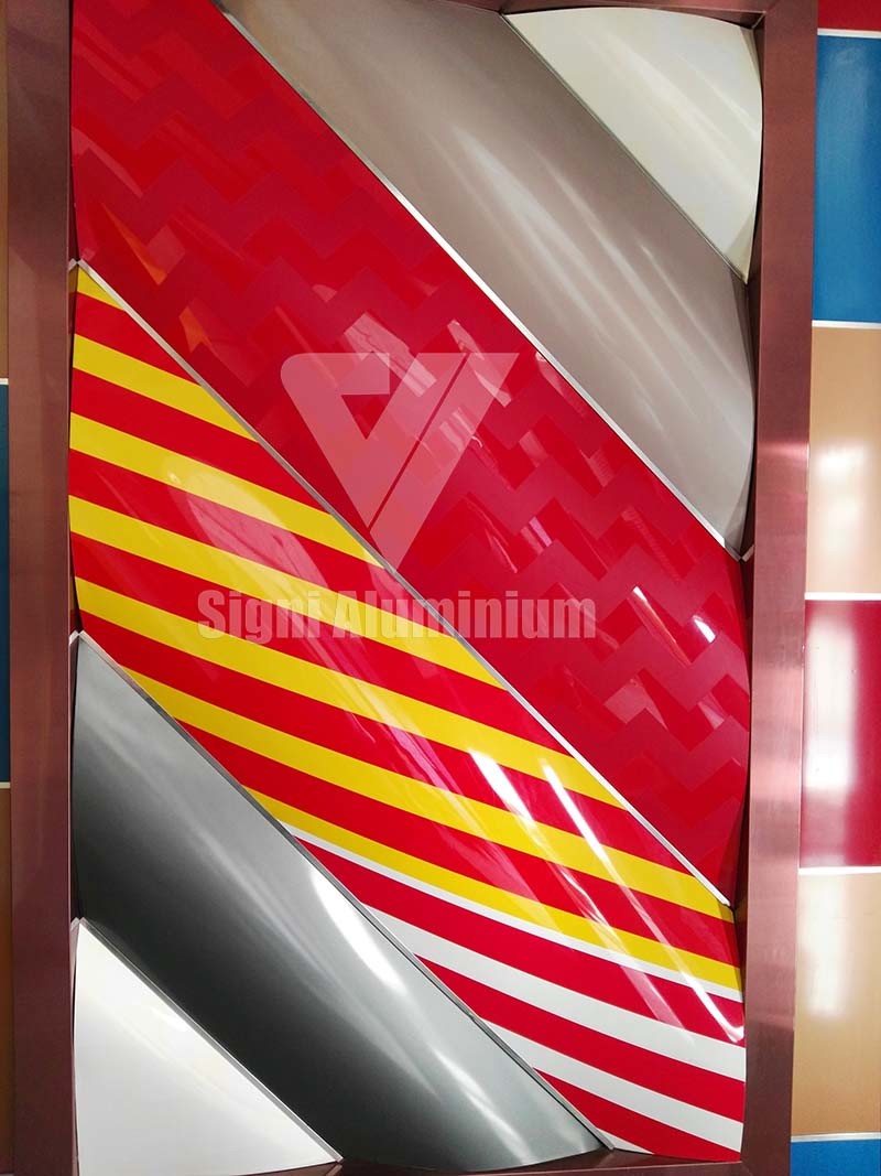 PE/PVDF/Feve Colored Aluminum Sheet for Ceiling Decoration