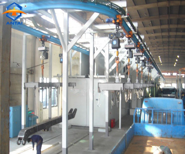 Hanger Shot Blasting Machine with Overhead Chain