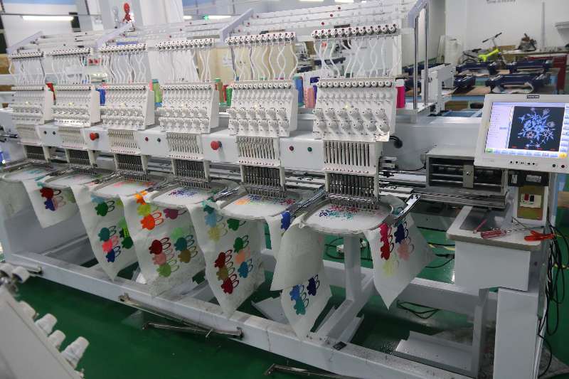 6 Head Cap Embroidery Machine for Industrial Use