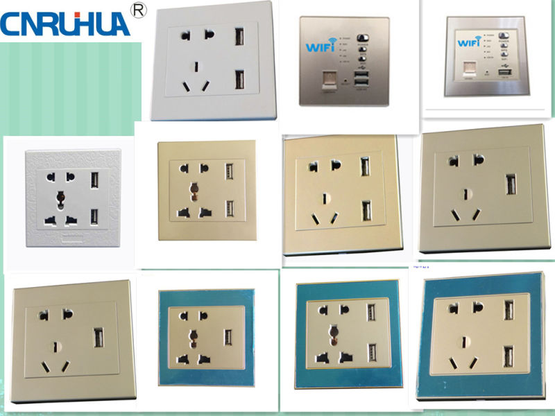 High Quality Manufacutre USB Wall Socket China