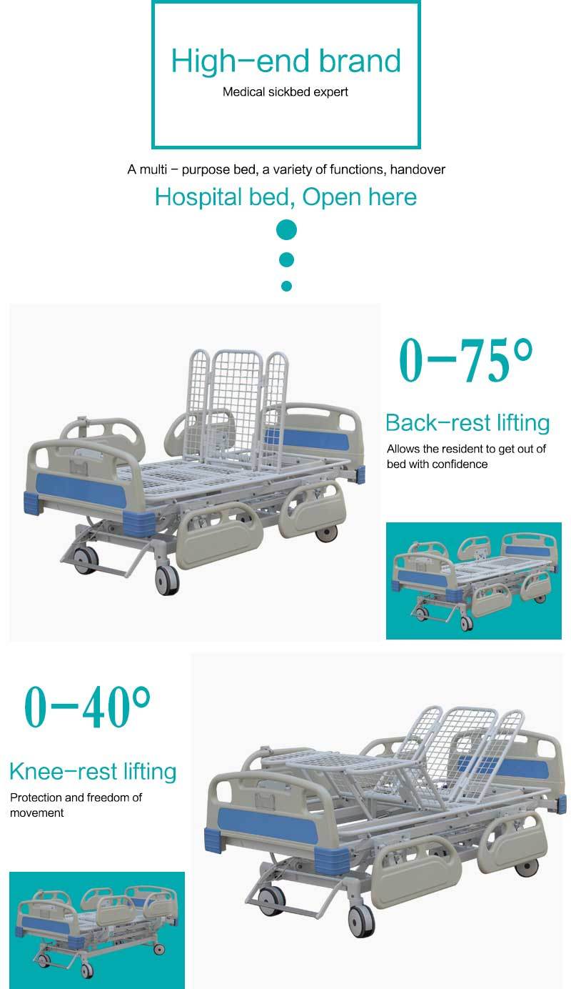 Luxury Modern Hospital Patient Recovery ICU Bed for Sick People