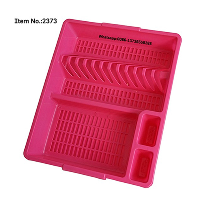 Kitchen Cleaning Food Grade Plastic Color Dish Drying Rack