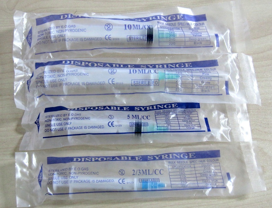 Disposable Syringe with Needle CE FDA ISO