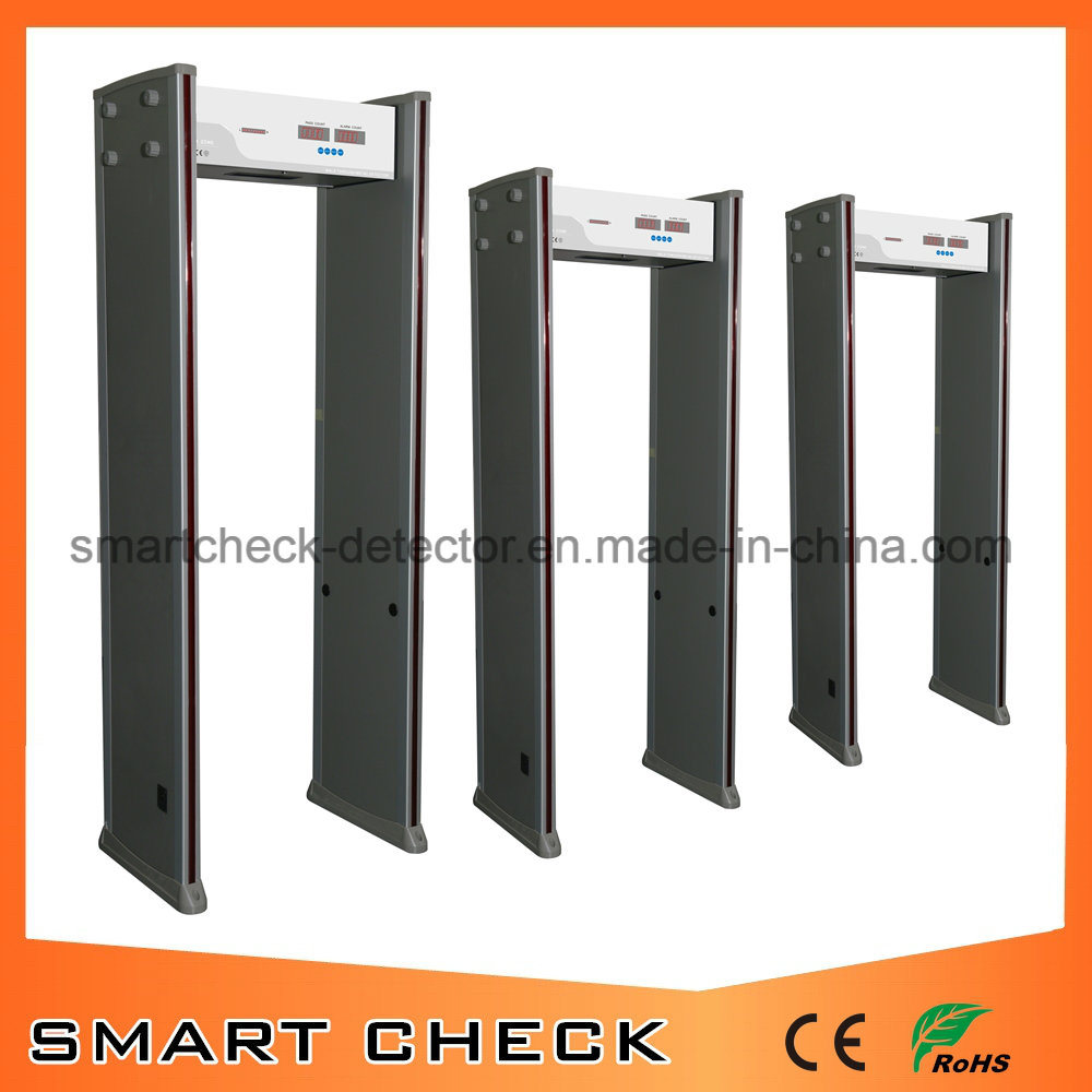 High Quality 6 Zones Door Frame Metal Detector