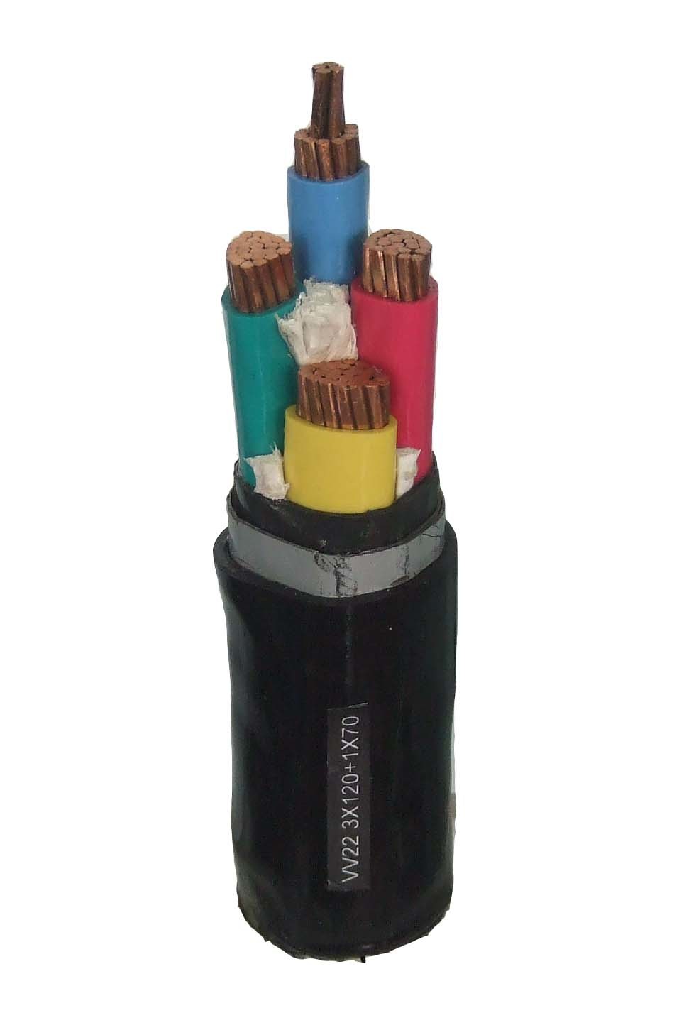 Five Cores Copper Conductor 70mm2 Power Cable