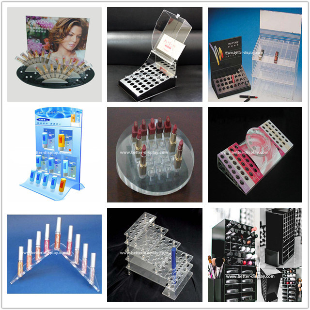 Wholesale Plastic Acrylic Lipstick Floor Display
