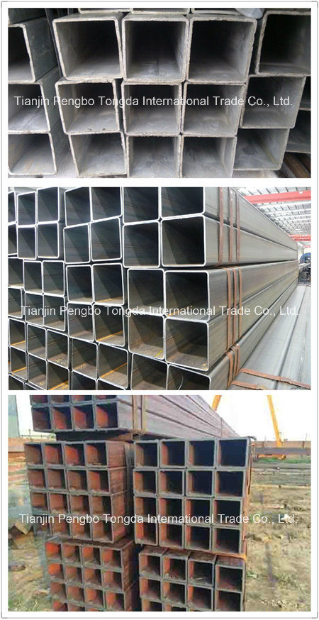 Hollow Section Galvanized Rectangular Steel Square Tube