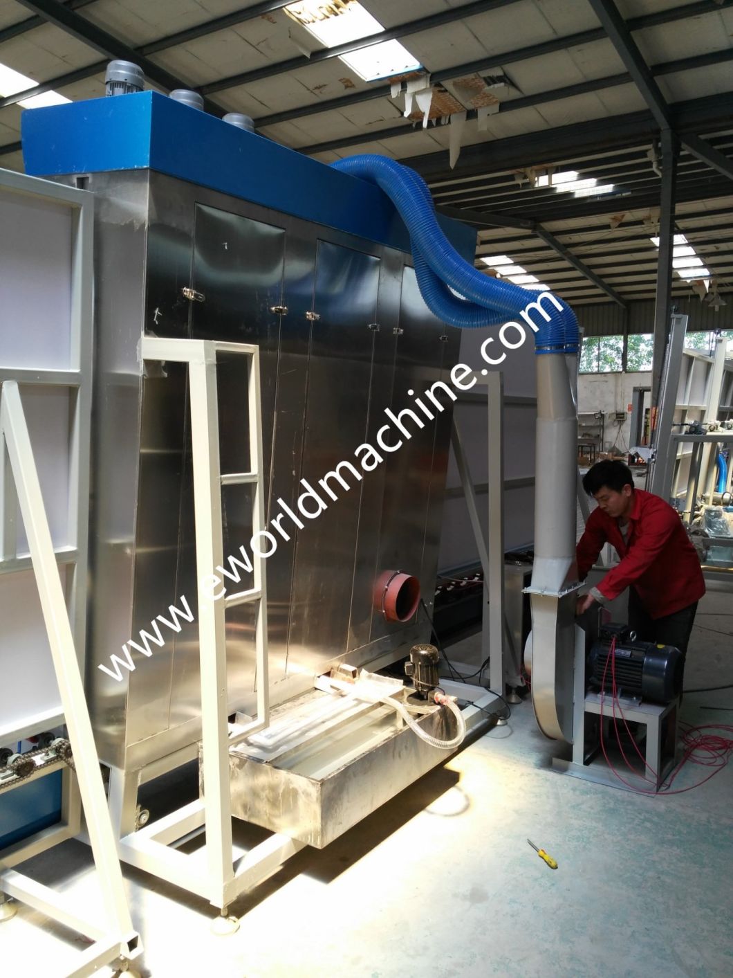 Flat Vertical Glass Washing and Drying Machine Double Glass Washer with High Efficient