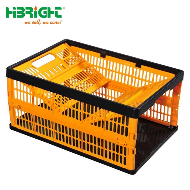 Foldable Plastic Crates for Household Storage